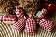 Red and White Gingham Sacks