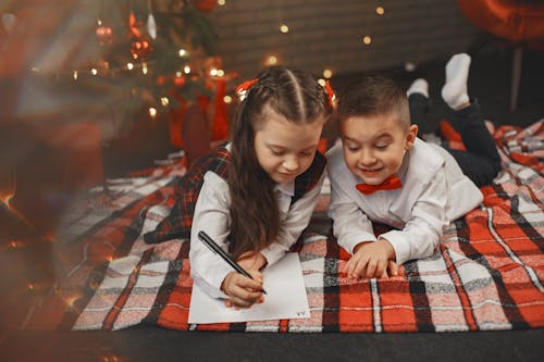 Darmowe zdjęcie z galerii z boże narodzenie, chłopak, choinka