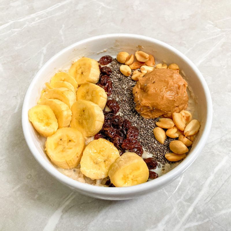 Peanut Butter Banana Oatmeal