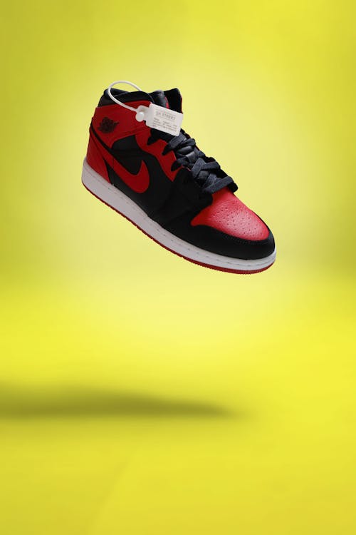 Nike Air Jordan Red and Black 