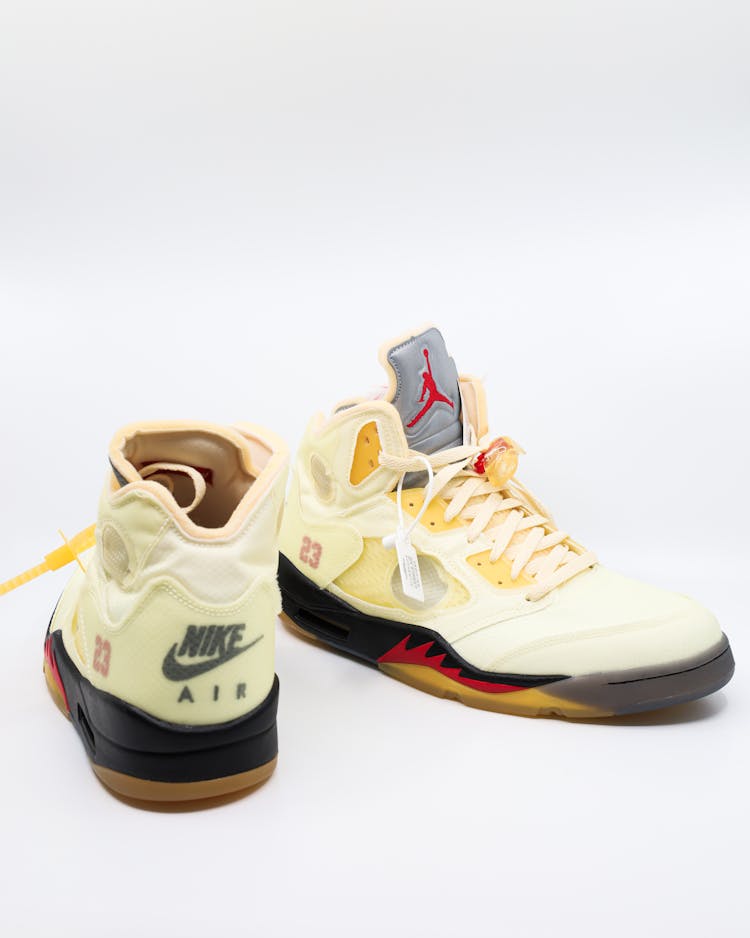 Nike Air Jordan 5 X Off White Sneakers 