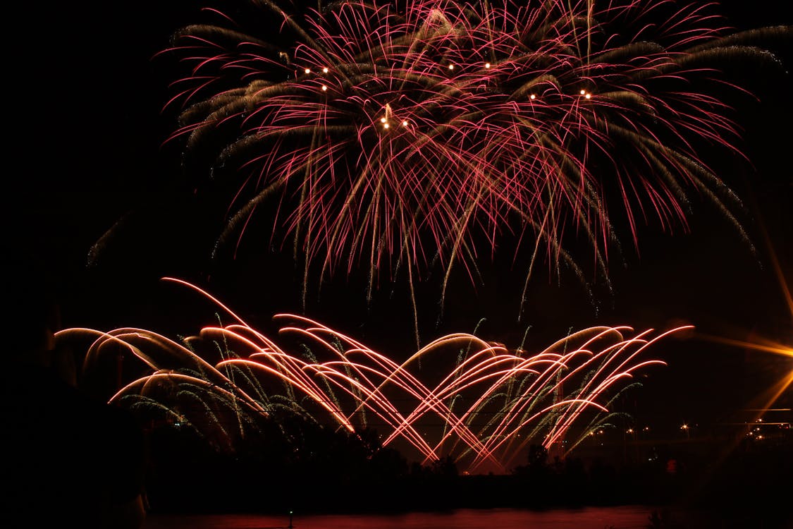 Foto d'estoc gratuïta de celebració, celebrant, exhibició de focs artificials