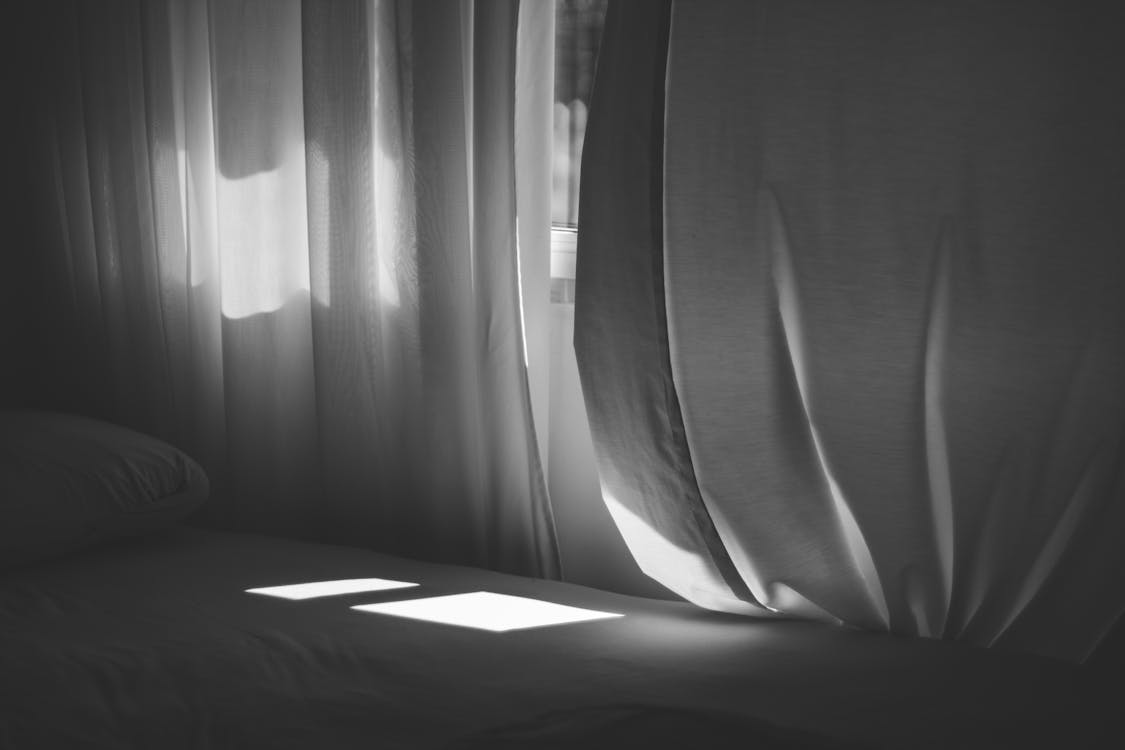 Free stock photo of bed, light and shadow