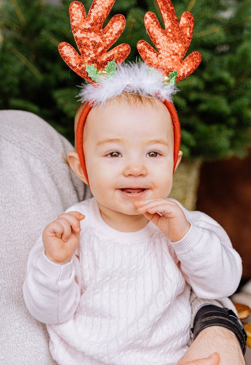 Photo of Baby Girl Wearing Pink Headband · Free Stock Photo