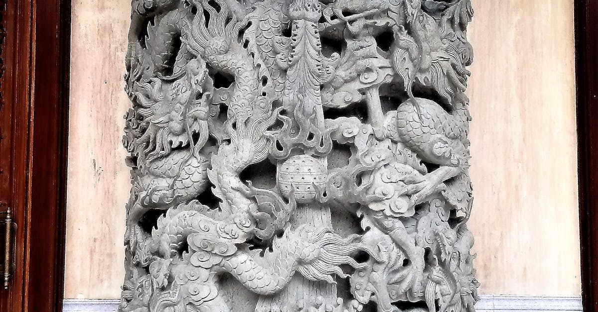 Free stock photo of dragon pillar, Po Lin Monastry