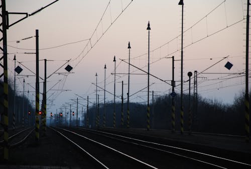 Free stock photo of railway, railway line