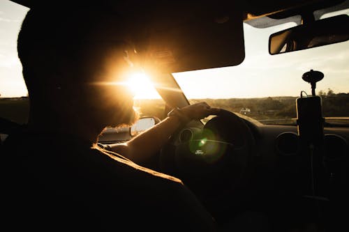 Základová fotografie zdarma na téma auto, lehký, slunce