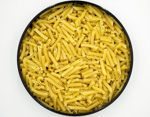 Gratis lagerfoto af flatlay, ikke tilberedt, pasta Lagerfoto