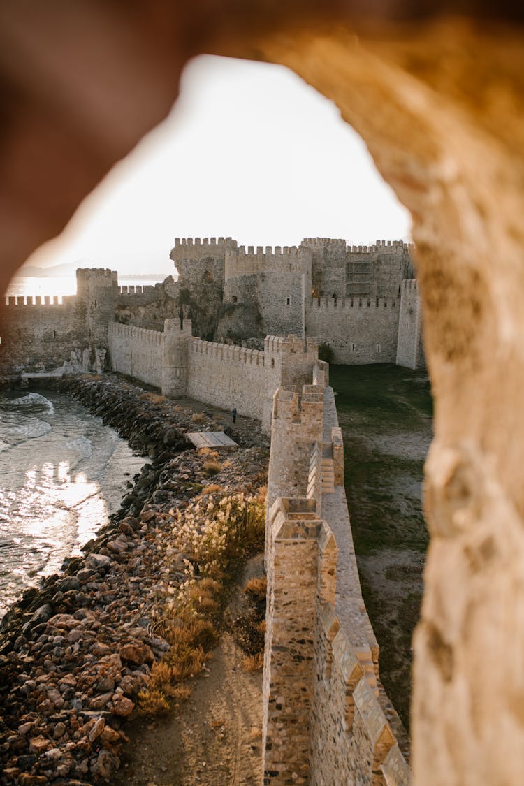 Saint Georges Castle In Lisbon, Portugal 