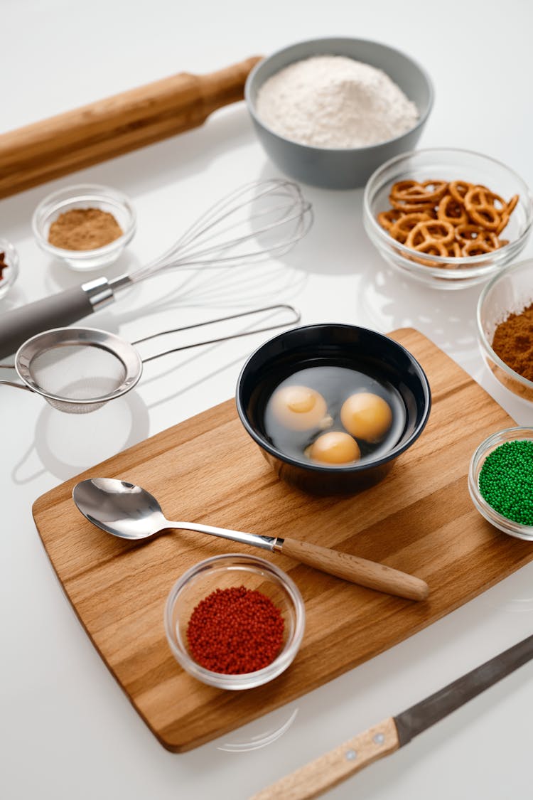 Baking Tools And Baking Ingredients