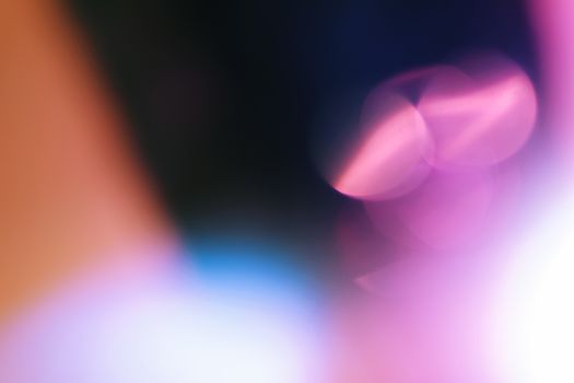 Blue Light on Black Background