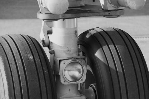 Free Grayscale Photo of Tires Stock Photo