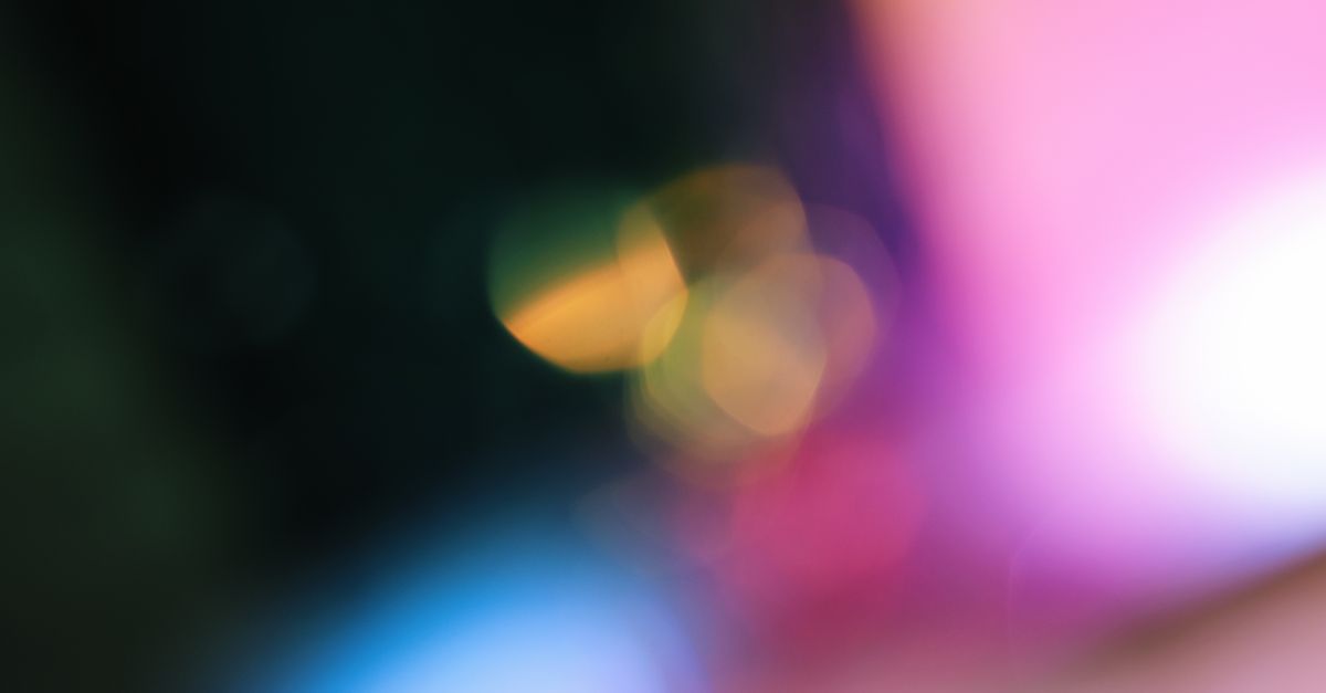 Colorful abstract bokeh image with vibrant blurred lights creating a dreamy effect.