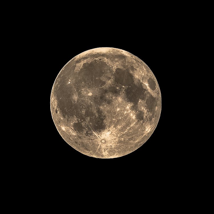 Free stock photo of 400mm, full moon, moon Stock Photo