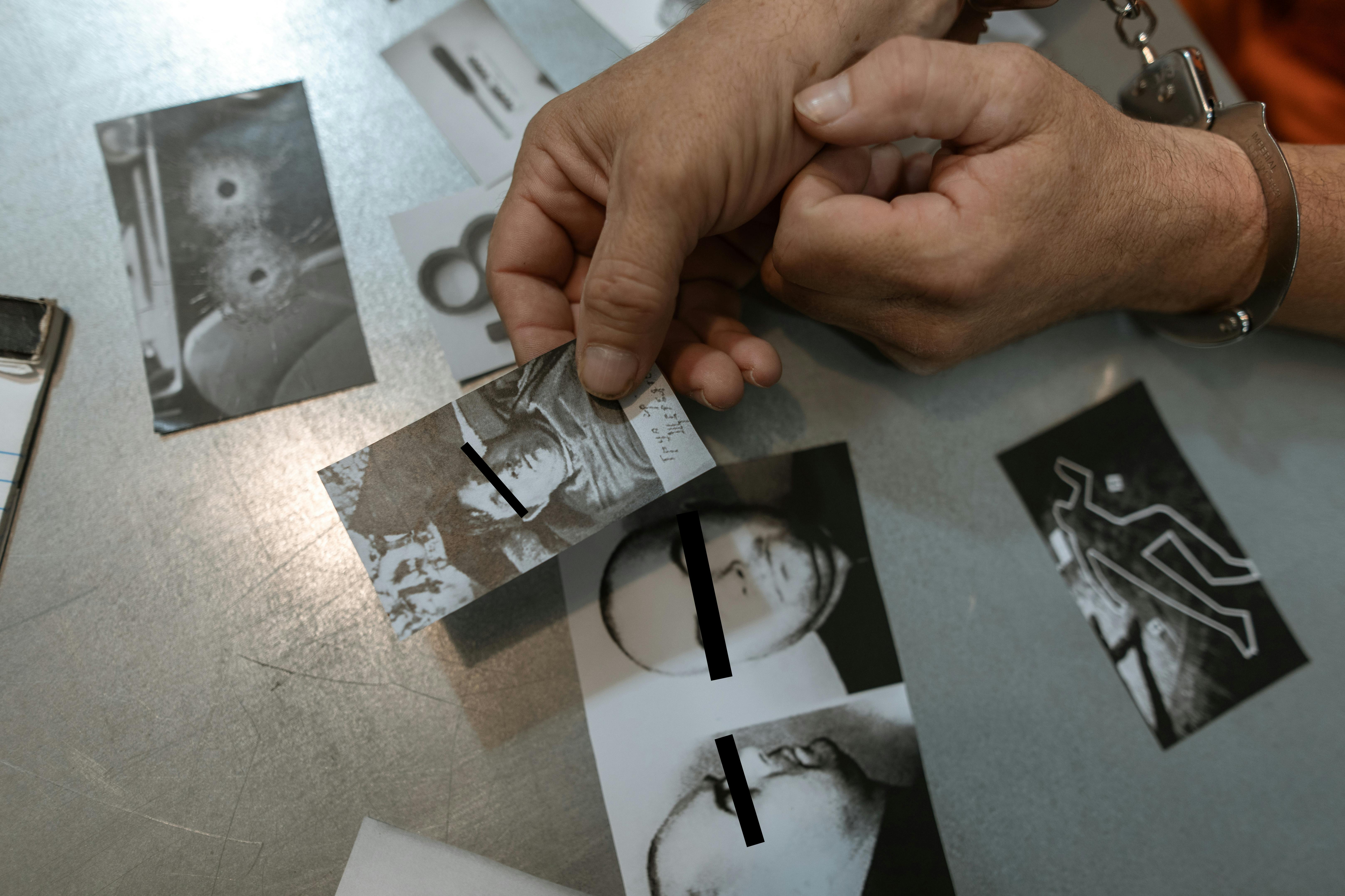 person holding black framed eyeglasses