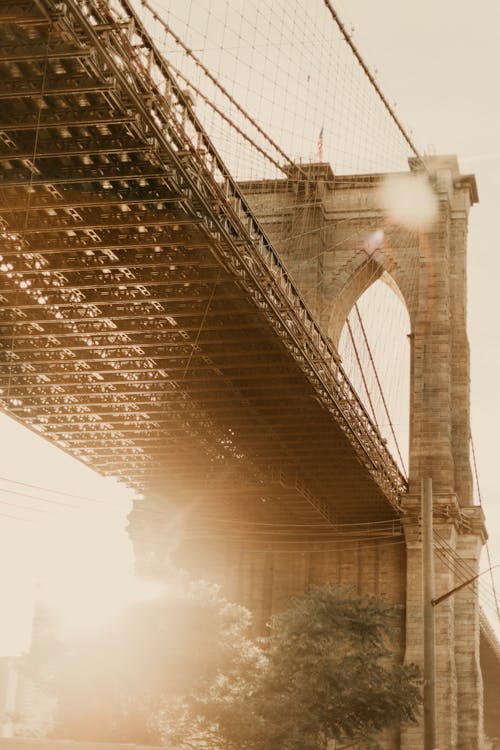 Gratis stockfoto met amerika, attractie, Brooklyn Bridge Stockfoto