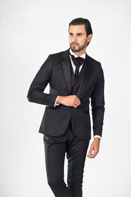 Man in Black Suit Jacket and Blue Pants · Free Stock Photo