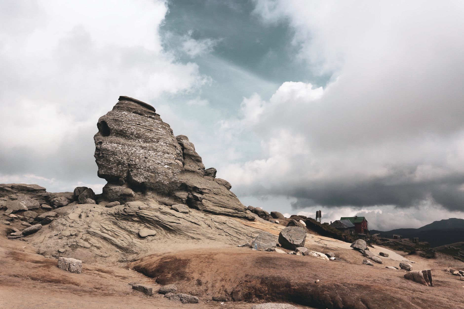 bucegi mountains sphinx rock formation romania plateau landscape nature