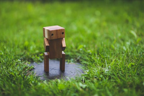 Free Wooden Robot Stock Photo