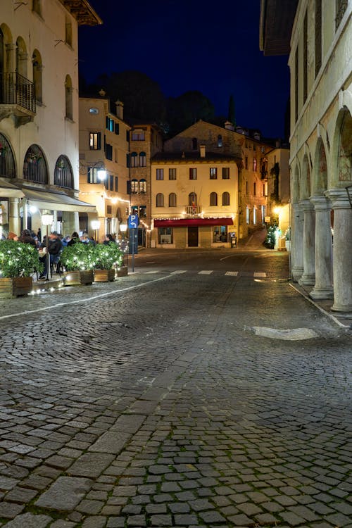 Free stock photo of asolo, at night, blue hour Stock Photo