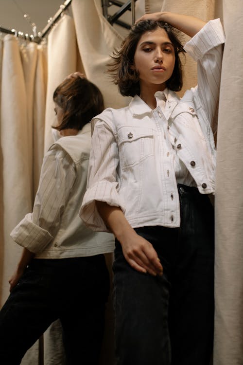 Woman in the Fitting Room