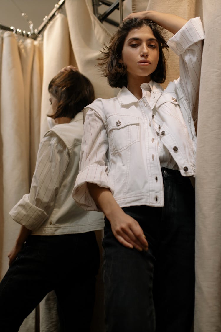 Woman In The Fitting Room