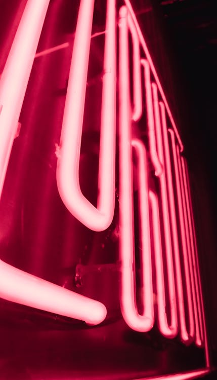 Red Neon Light Tubes · Free Stock Photo