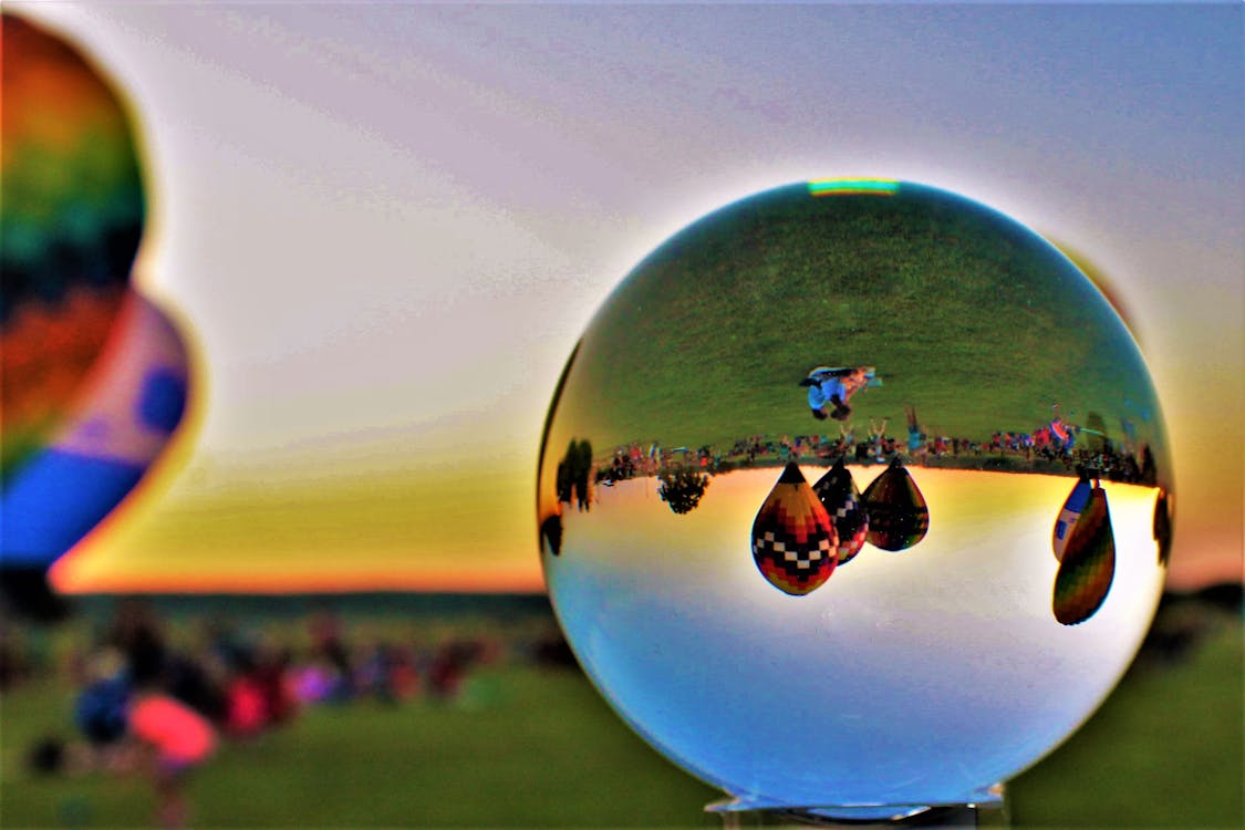 气球发光, 水晶, 熱氣球 的 免费素材图片