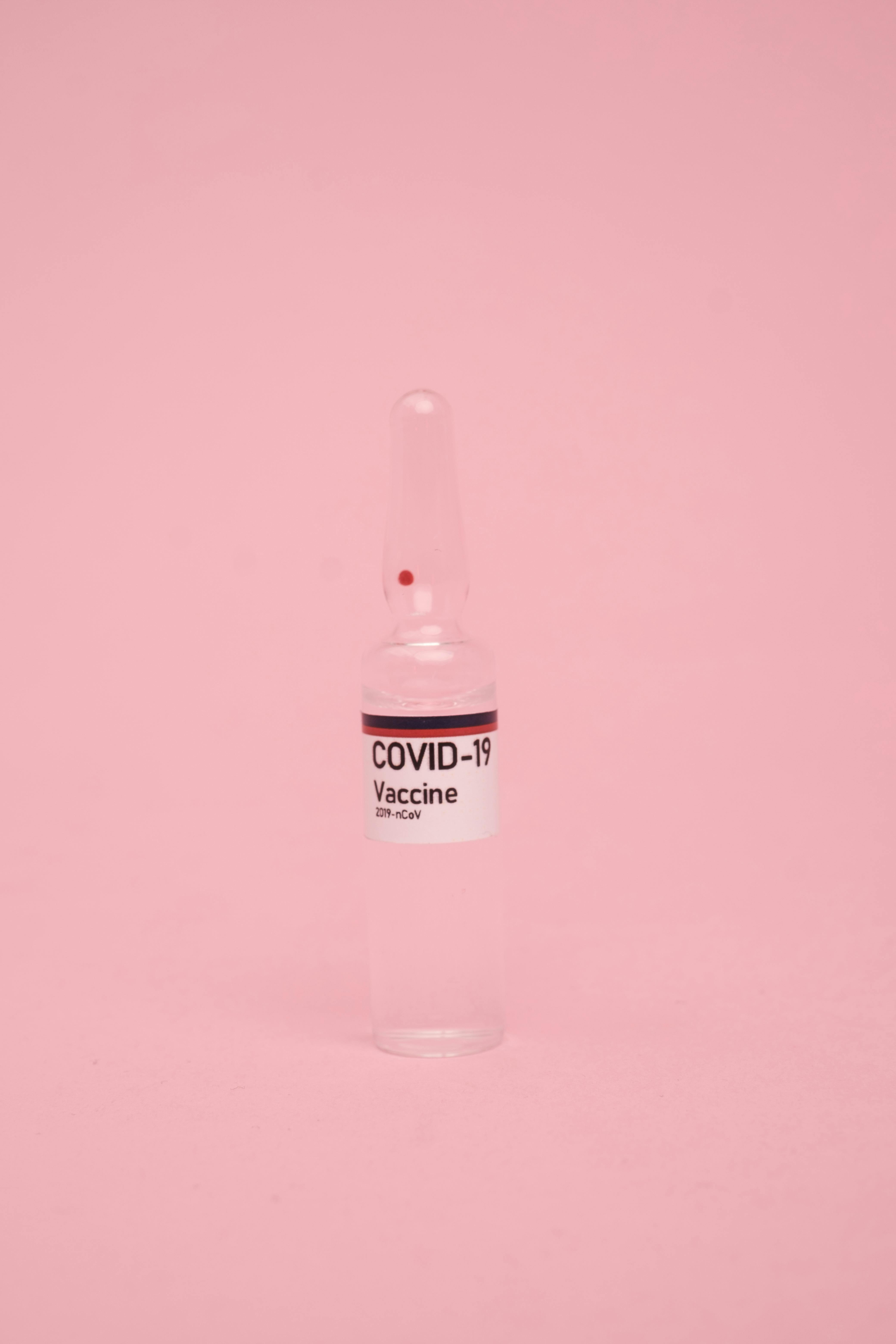 medicine vial with covid