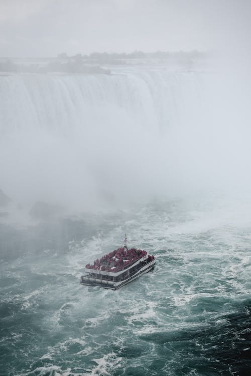 A Boat Near the Niagara Falls