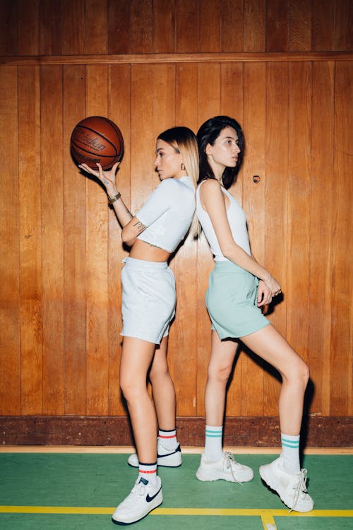 Women on a Basketball Training 