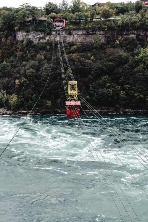 Cable Car Above Sea · Free Stock Photo