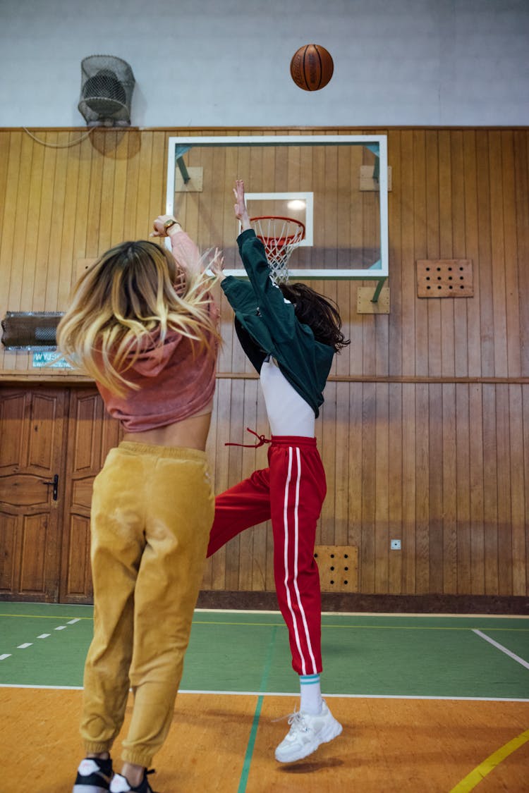 Women Playing Basketball