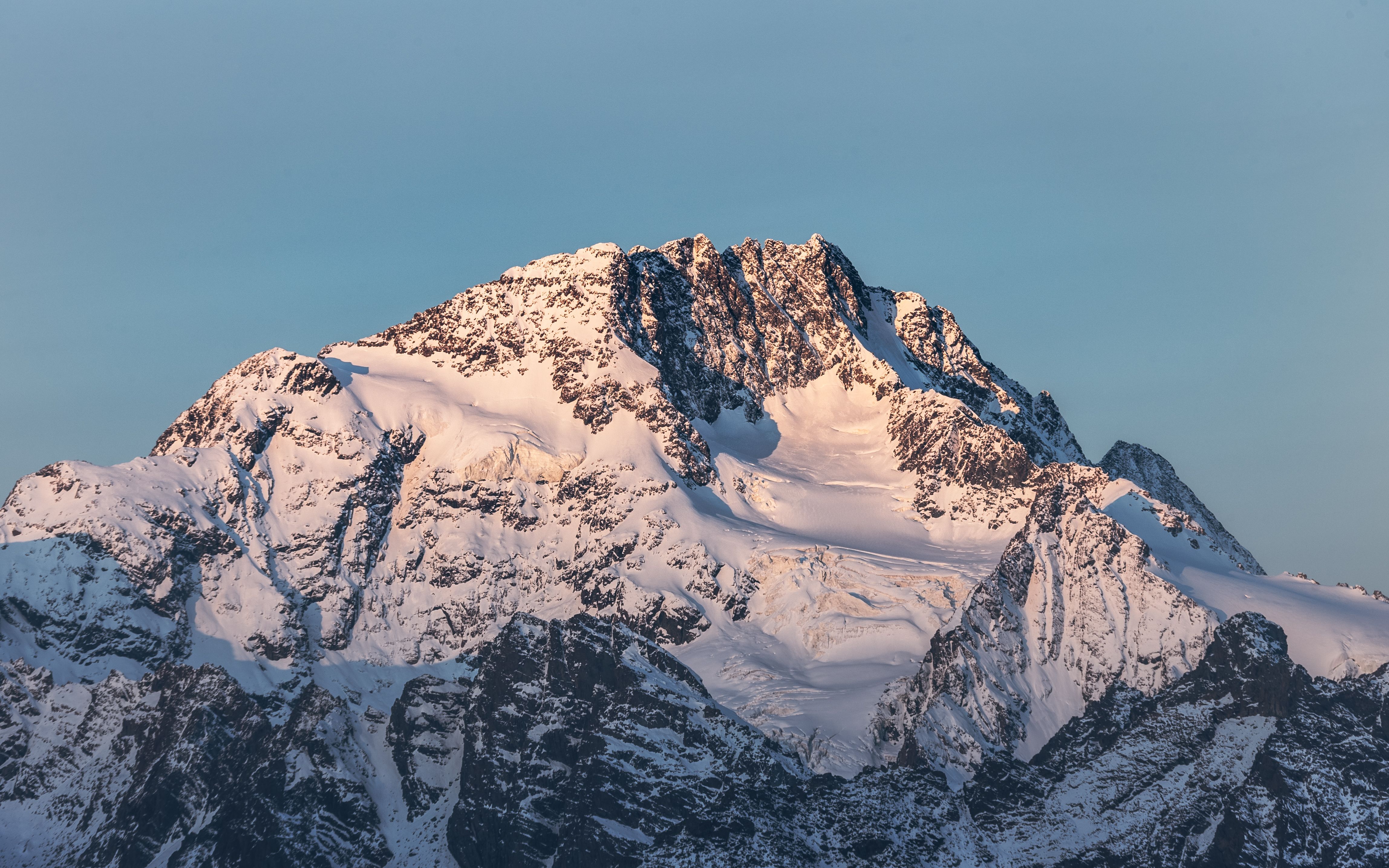 A Snow Covered Mountain Under a Starry Sky · Free Stock Photo