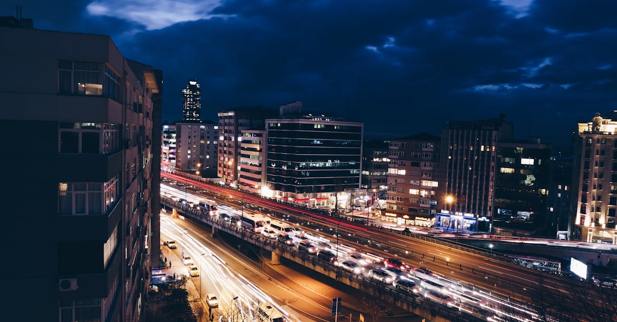 City View With Car Time Lapsed