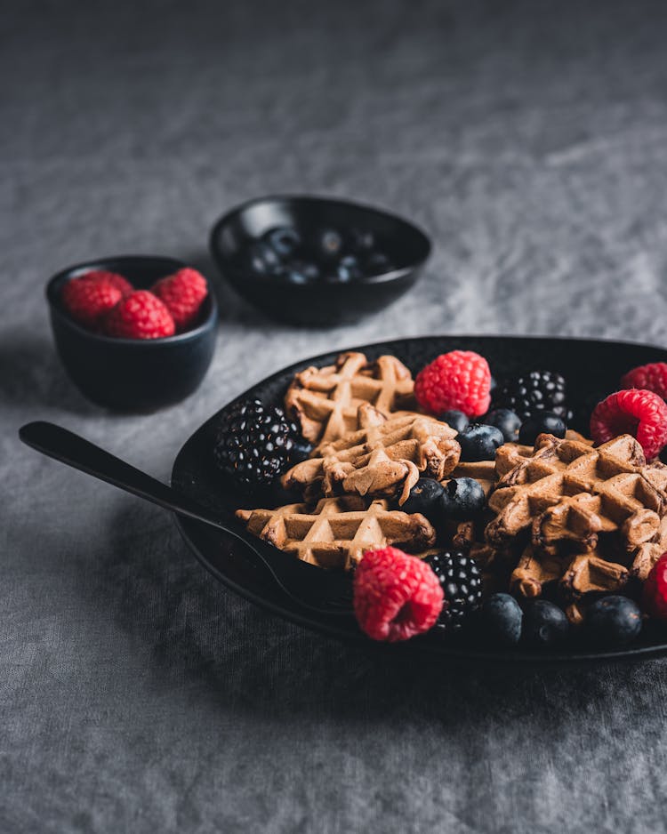 Waffles With Berries