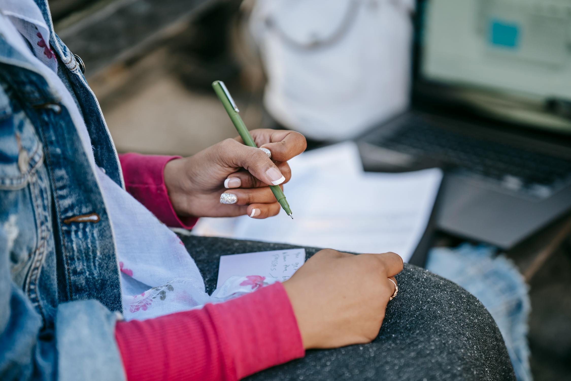 Success Plan Photo by Keira Burton from Pexels: https://www.pexels.com/photo/crop-female-student-writing-notes-while-sitting-with-laptop-on-bench-6084052/