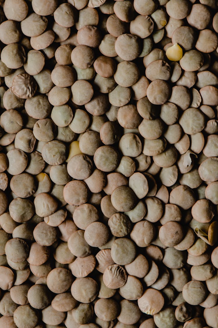 Close-Up Shot Of Lentils