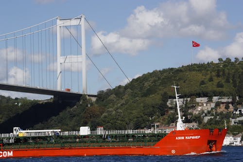 Gratis stockfoto met containerschip, hangbrug, Istanbul