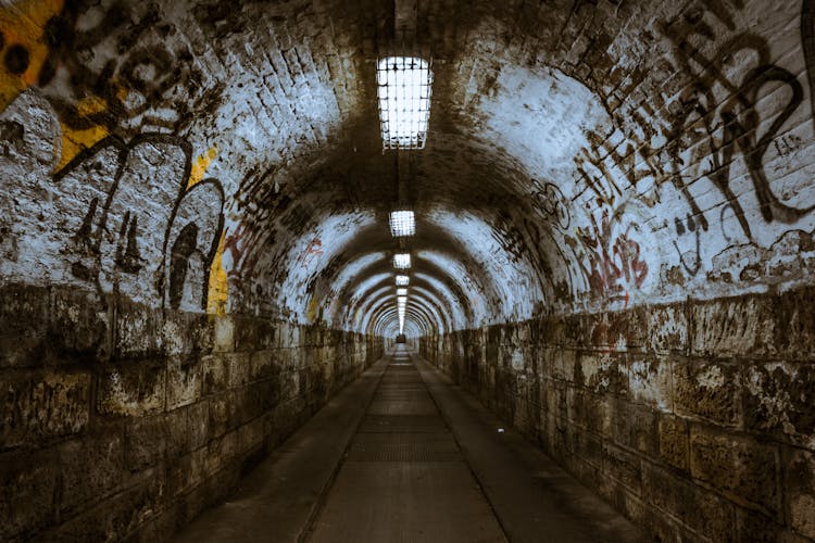 Tunnel With Lights