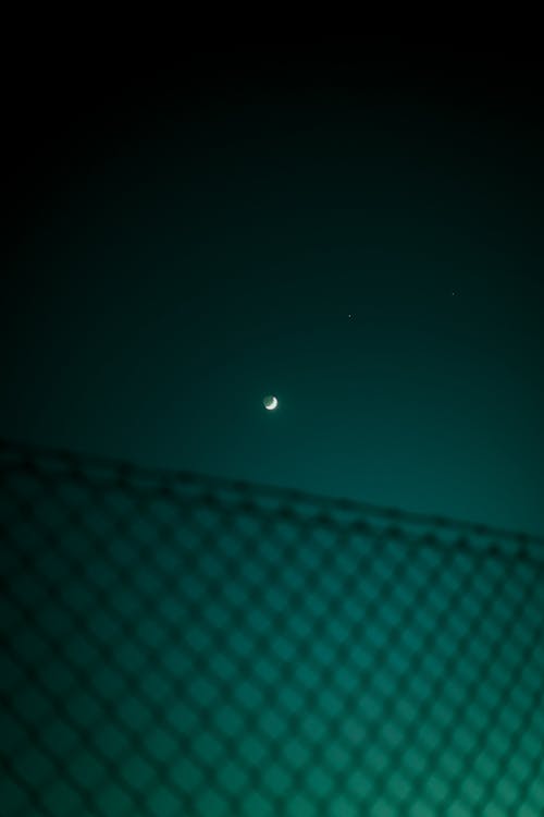 Бесплатное стоковое фото с вертикальный выстрел, луна, лунный свет