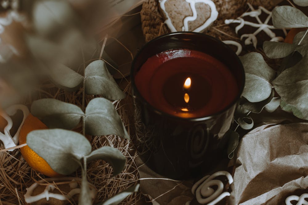 Spiced Apple and Black Treacle Christmas Pudding