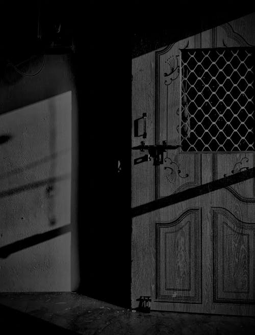 Shadows on Building Door