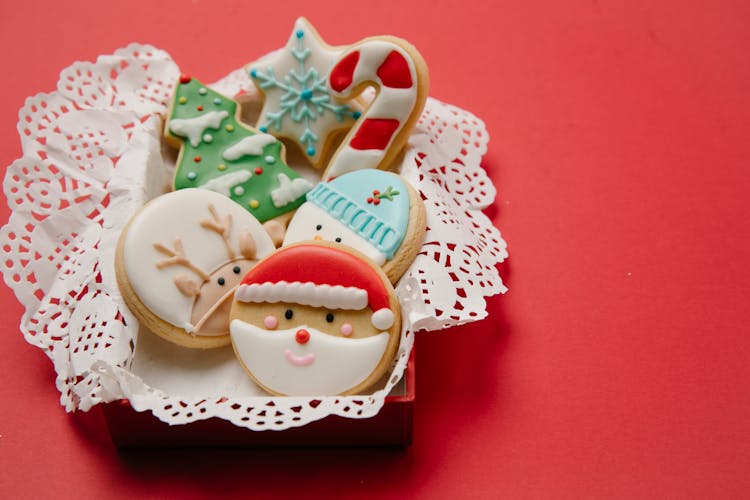 Traditional Christmas Cookies In Box