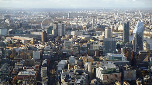 俯視圖, 倫敦, 城市 的 免費圖庫相片