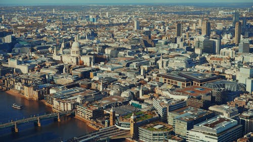 俯視圖, 倫敦, 城市 的 免費圖庫相片