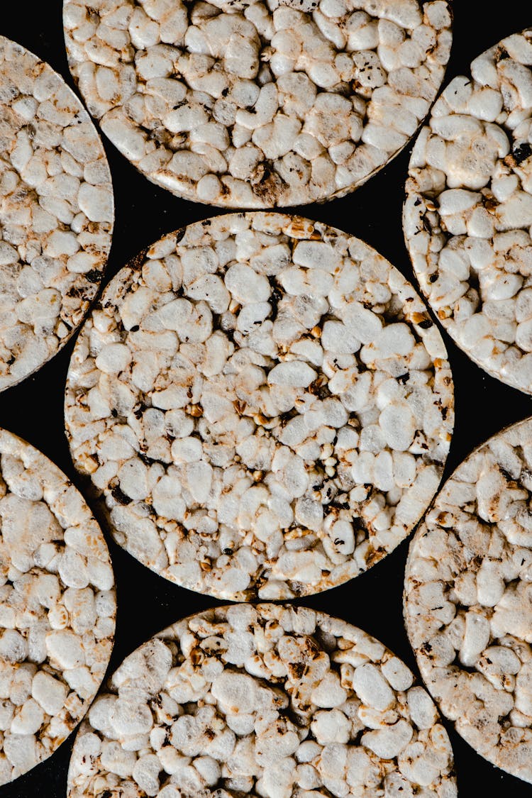 Close-Up Photograph Of Rice Cakes