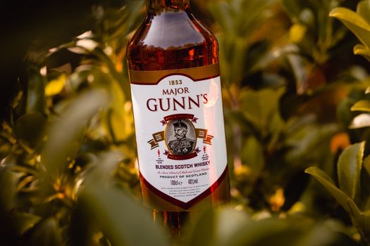 Close-Up Shot of a Bottle of Whisky