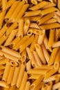 Close-Up Photograph of Penne Pasta