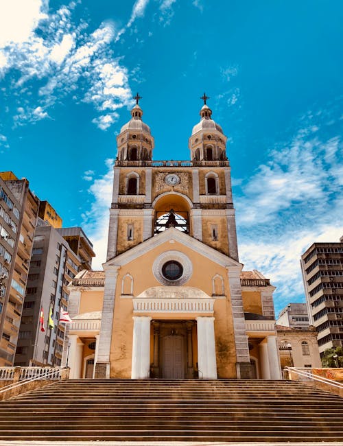 Free 
The Our Lady of Exile and St. Catherine of Alexandria Cathedral in Brazil Stock Photo